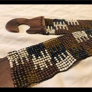 Anthropologie Beaded Belt